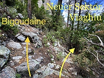 Weg zum Viaghju Sektor