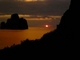Der Pano di Zuccero bei Sonnenuntergang: in Masua<br>Sardinien, September 2003