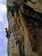 "Eppure il vento soffia ancora" 6b+: am Scogliera di Porto di Flavia in Masua<br>Sardinien, September 2003