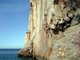"Tukafezzalite" 6b+: am Scogliera di Porto di Flavia in Masua<br>Sardinien, Mai 2005