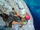 "Pista ciclabile" 6a+: Scogliera di Pranu Sartu, die Steilklippen von Buggeru<br>Sardinien, September 2003
