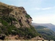 Felsskulpturen geschaffen von Sand und Wind: an der Westküste<br>Sardinien, September 2004